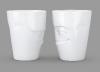 Que vous soyez Rieur ou Boudeur le matin, il y a toujours un mug pour vous avec cette jolie collection de vaisselle en porcelaine de la marque allemande Fiftyeight Tassen