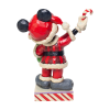 Figurine Mickey Noël avec Sucre d'Orge H16cm Jim Shore