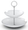 Un présentoir utile et original en porcelaine blanche de la marque Fiftyeight Tassen pour égayer votre table et amuser vos convives