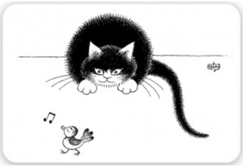Retrouvez les dessins de chats d’Albert Dubout les plus humoristiques sur cette collection de Sets de Table en plastique souple des Editions Clouet